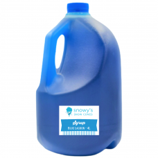 4L Snow Cone Syrup - Blue Lagoon